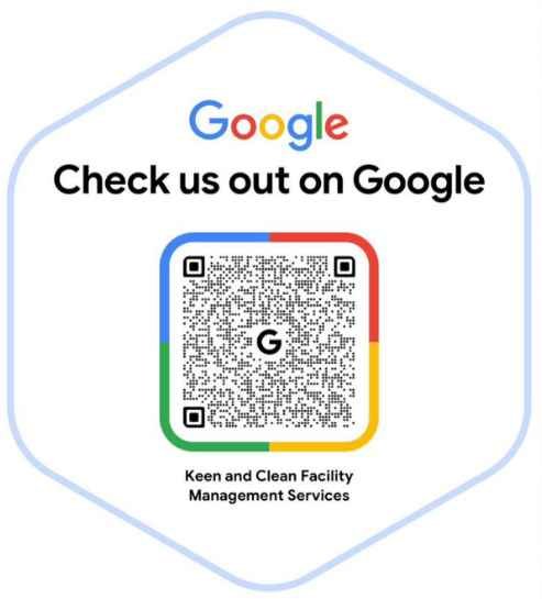 Scan to view Keen and Clean Facility Management Services on Google